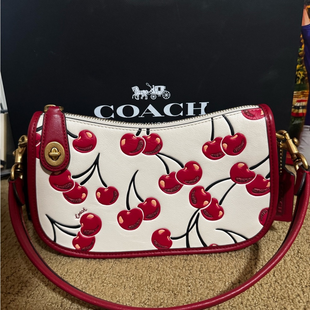 Coach Cherry Swinger Bag (Re-edition)